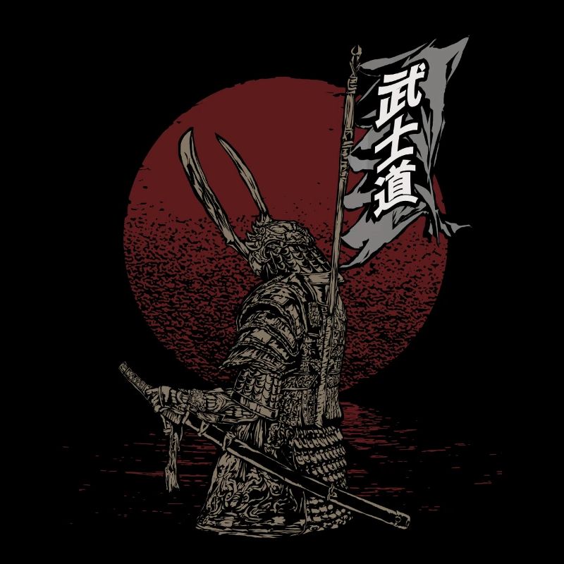 Mondlicht-Samurai Krieger