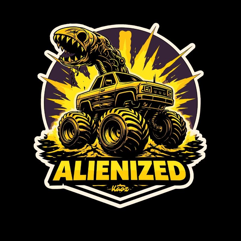 Entfremdeter Monstertruck