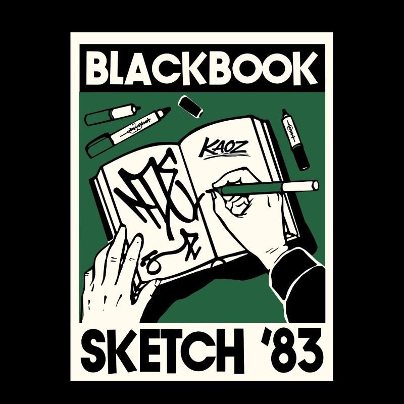 Blackbook Skizze '83 Graffiti