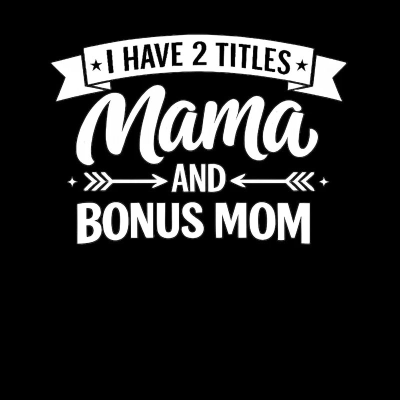 Bonus-Mama-Geschenk Ich habe 2 Titel Stiefmutter-Muttertag