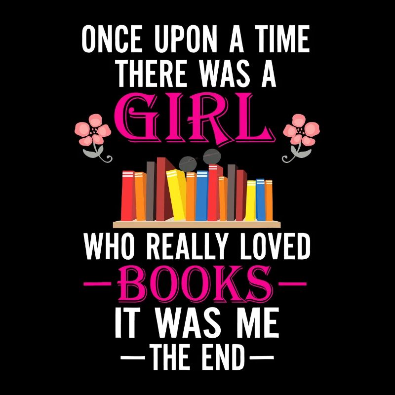 Buchliebendes Mädchen Zitat-Tee