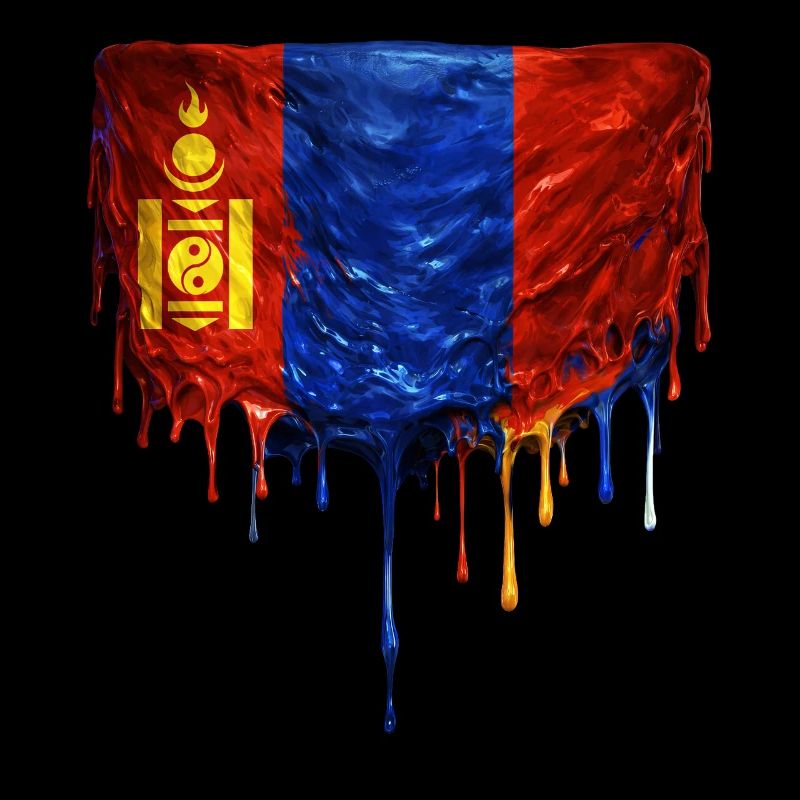 Mongolia Flag Drop
