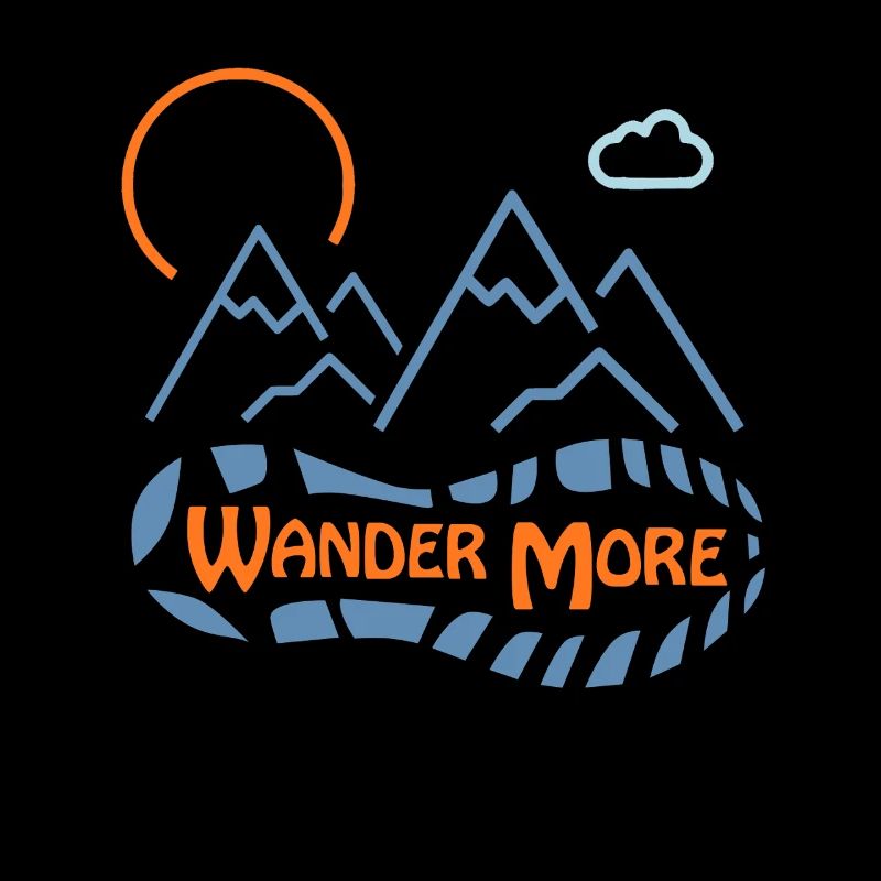 Wander mehr Mountain Boot Print Adventure