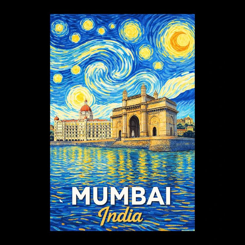 Mumbai India Starry Night