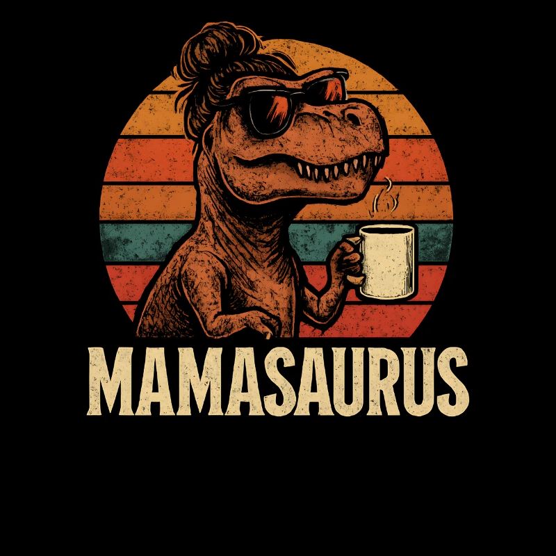 Mamasaurus Mama Mutter Geschenkidee Humor Lustig