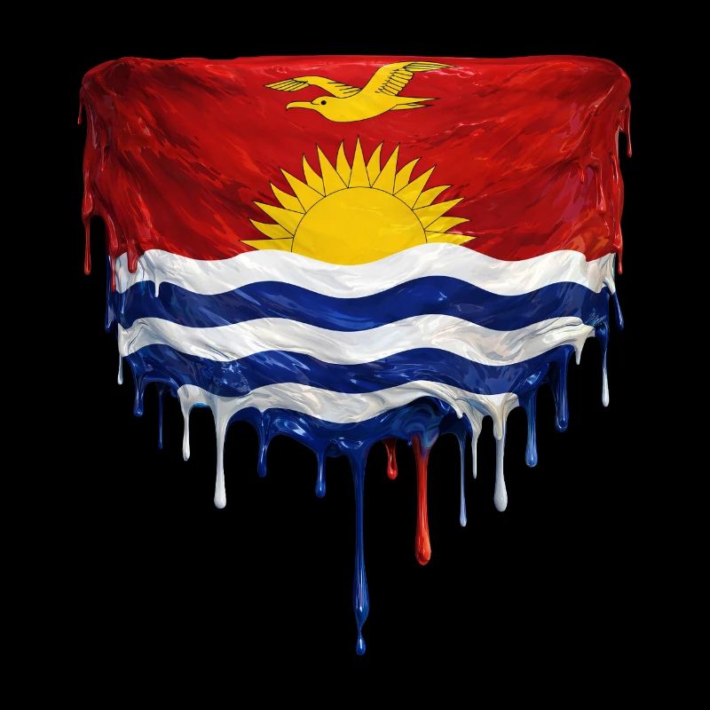 Dripping Kiribati flag