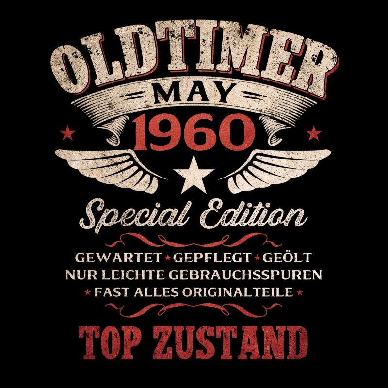 66. Geburtstag Geschenk Mann Oldtimer Mai 1960