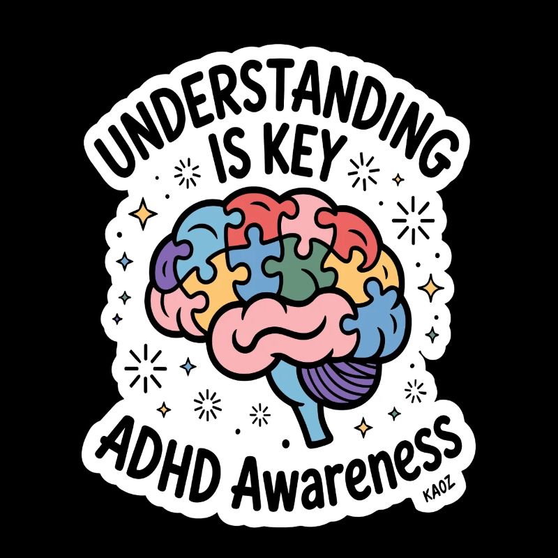Puzzle Brain ADHD Awareness