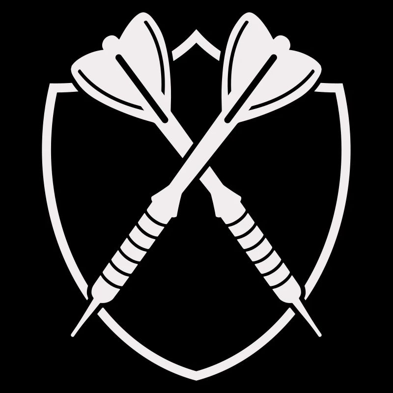Croix de Bouclier de Fléchettes – Symbole de Précision