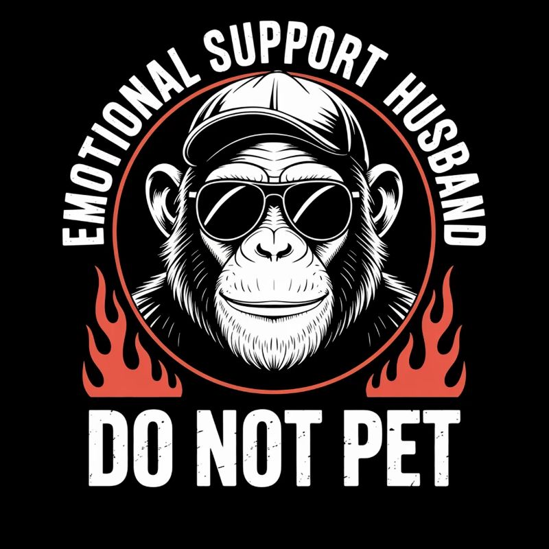 Emotional Support Monkey Do Not Pet