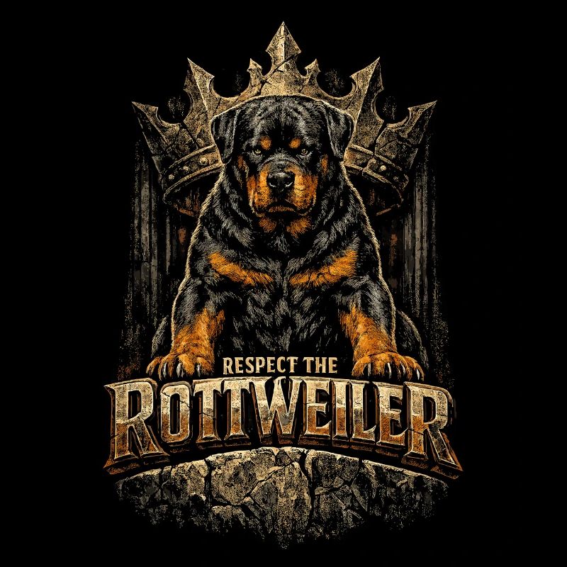 Respectez le chien rottweiler