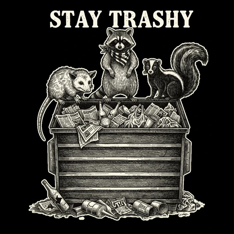 Reste Raton laveur Opossum Skunk