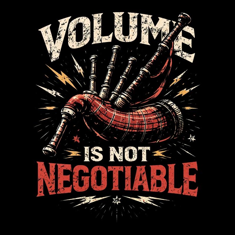 Volume de cornemuse Bagpipe Non négociable