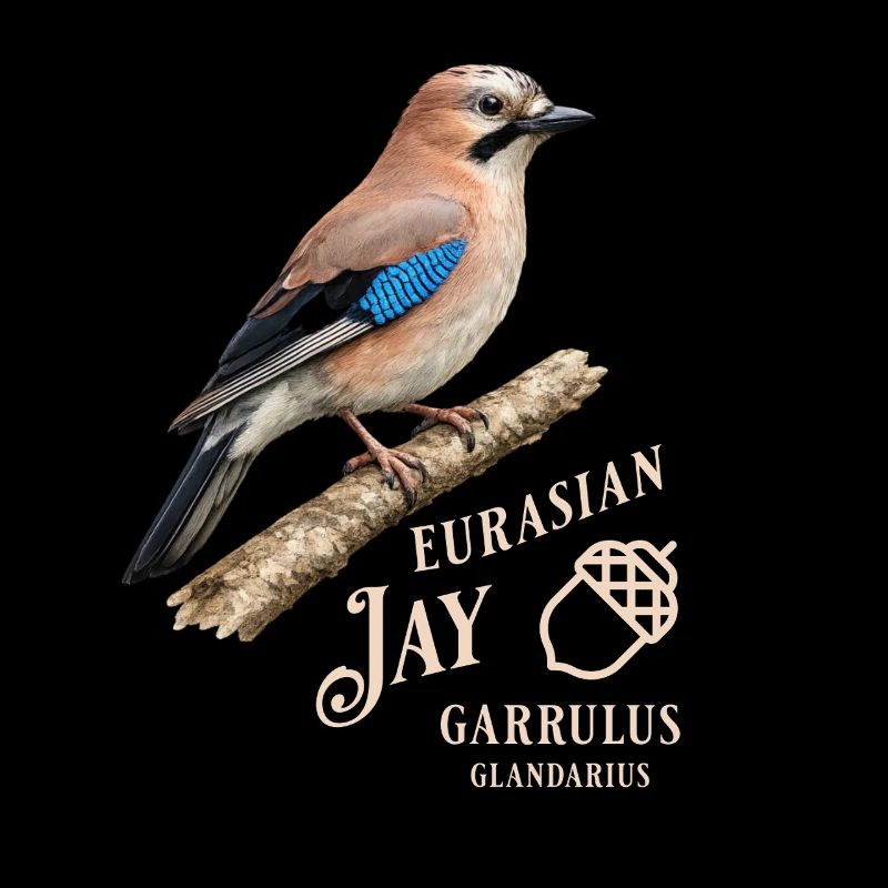 Eurasian Jay Eichelhäher Vogel Design
