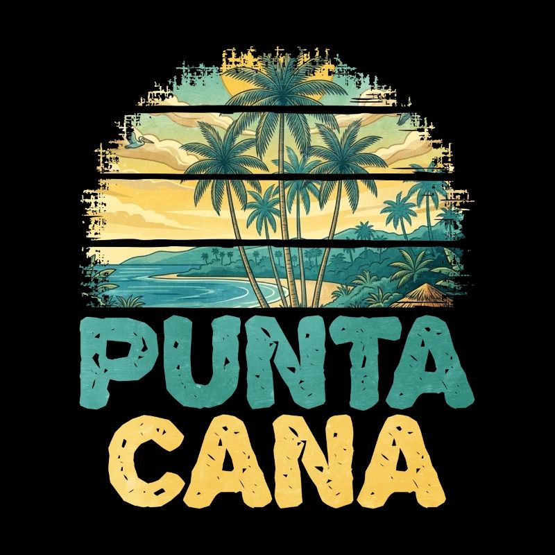 Œuvres d’art de la plage tropicale de Punta Cana