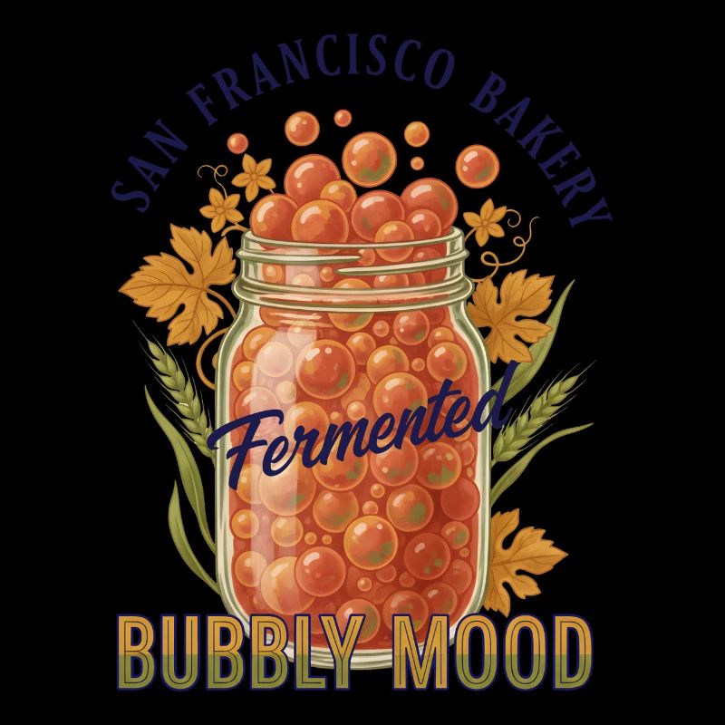 Sourdough Bread Baking Fermented Bubbly Mood
