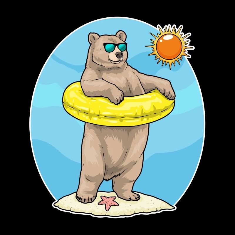 Été de la baignée de Bear Beach