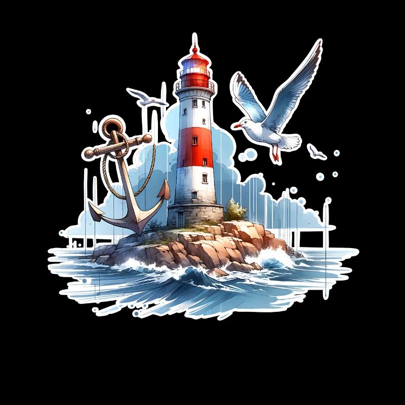 Mouette Ancre du Phare