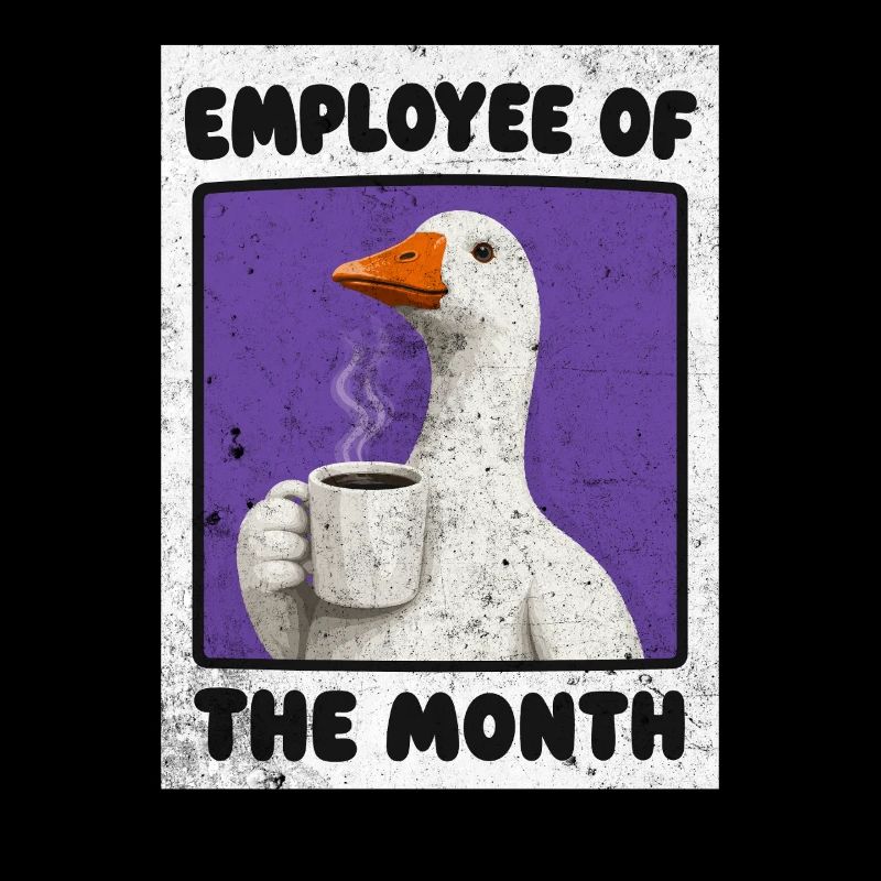 Lustiges Mitarbeiter des Monats Kaffee