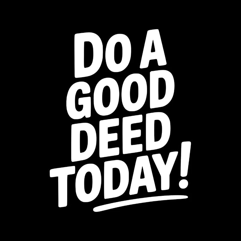 Do a Good Deed Today!