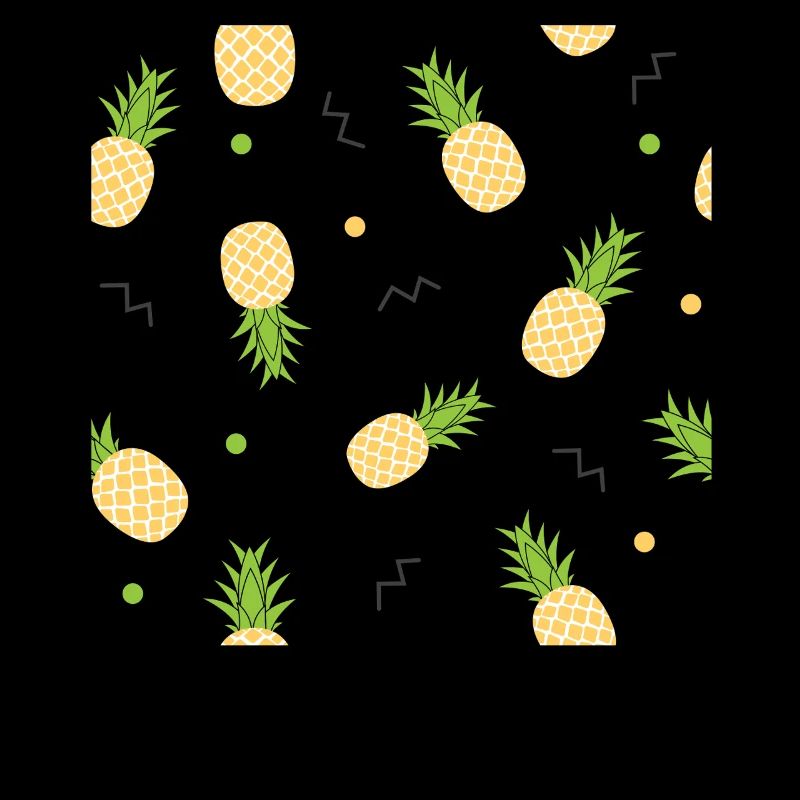 Motif jaune ananas
