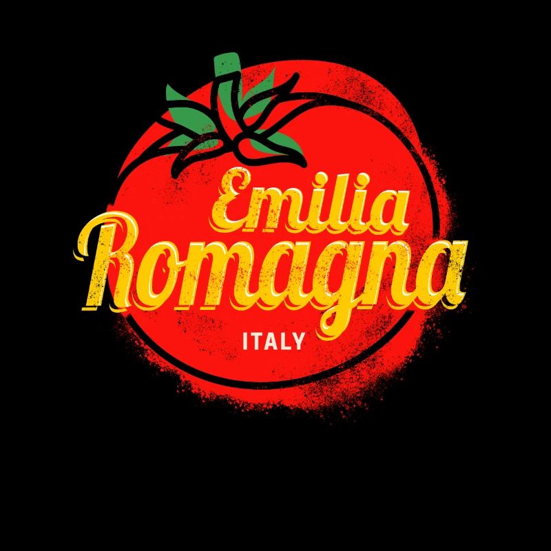 Emilia-Romagna mit Tomate Italien Vintage Souvenir