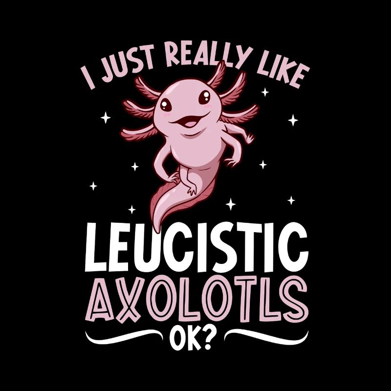 I love my Leucistic Axolotl