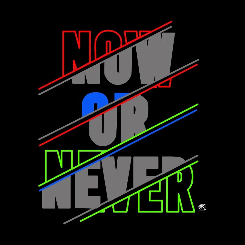 Now ore Never Lettering