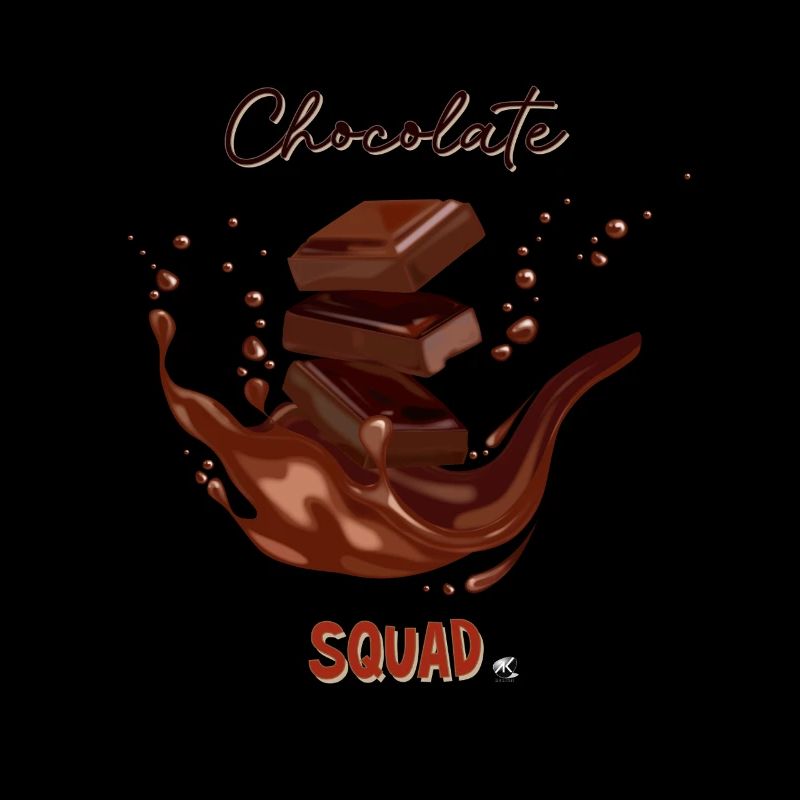 Chocolate Pieces and Melted Chocolate Abbi