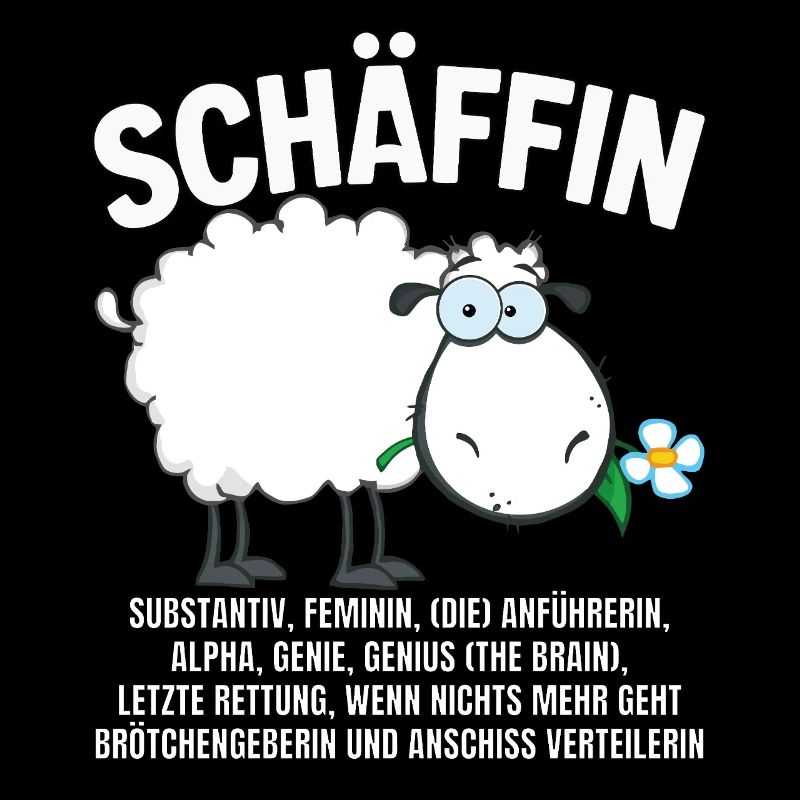Schäffin - Alpha Schaf mit Sonnenbrille