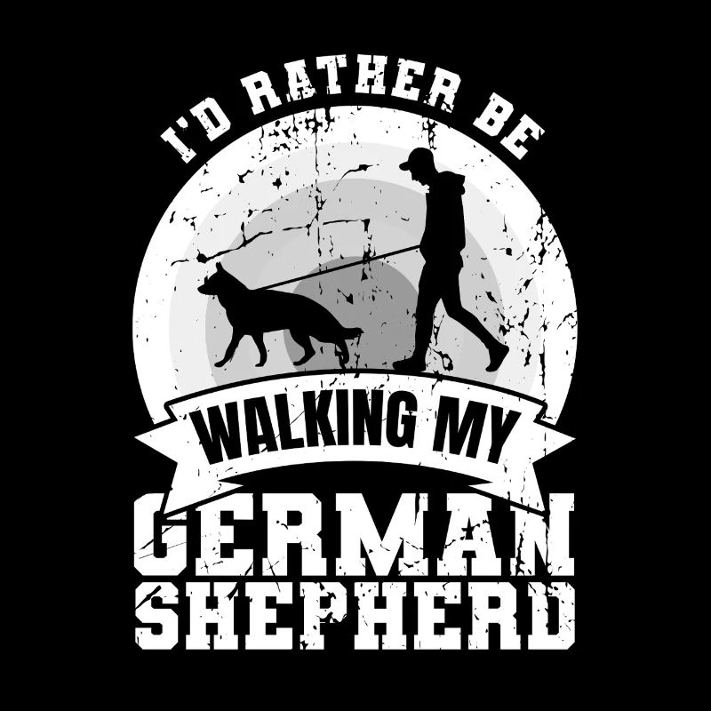 Better to walk with my German shepherd