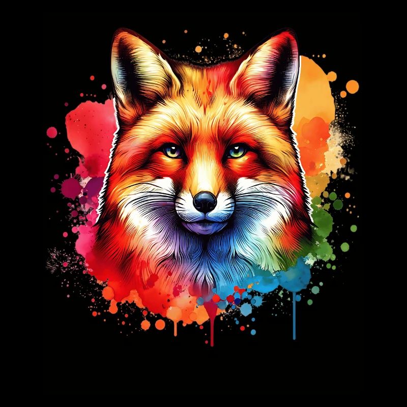 Red Fox Fox Motif
