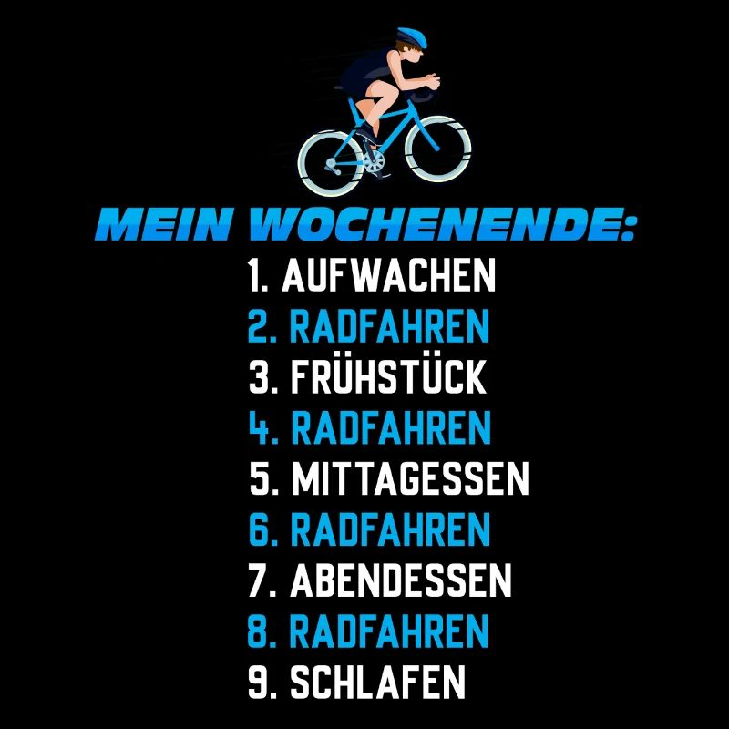 Mein Wochenend-Plan: Radfahren Nonstop
