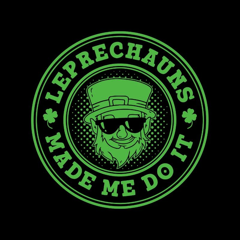 Leprechauns Made Me Do It Stamp