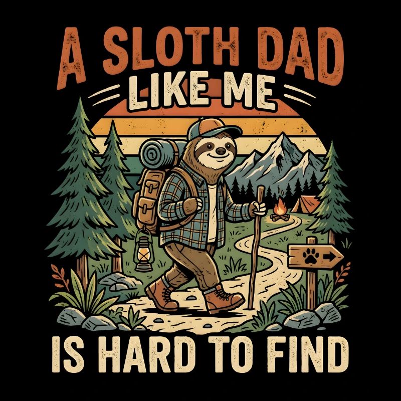 Sloth Dad Wanderabenteuer