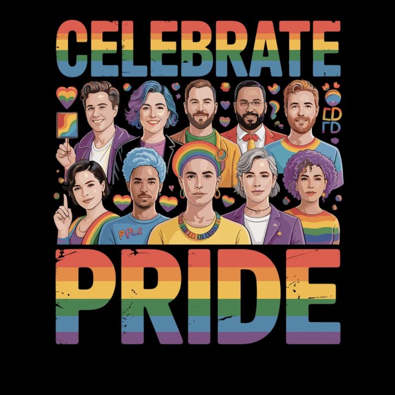 Celebrate Pride LGBT Regenbogen Diversity