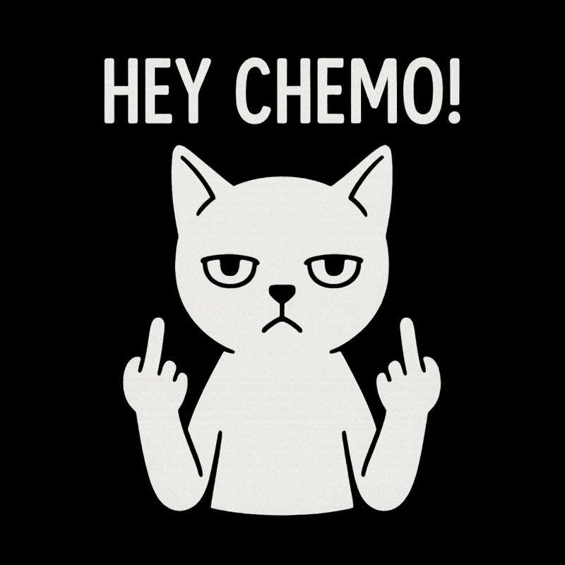 Freche Chemo-Unterstützungskatze