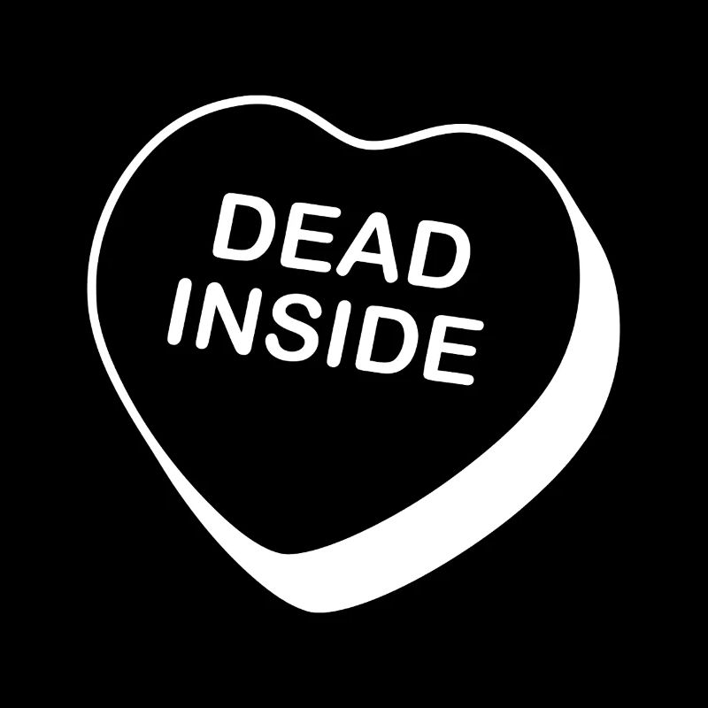 Dead Inside Heart Design
