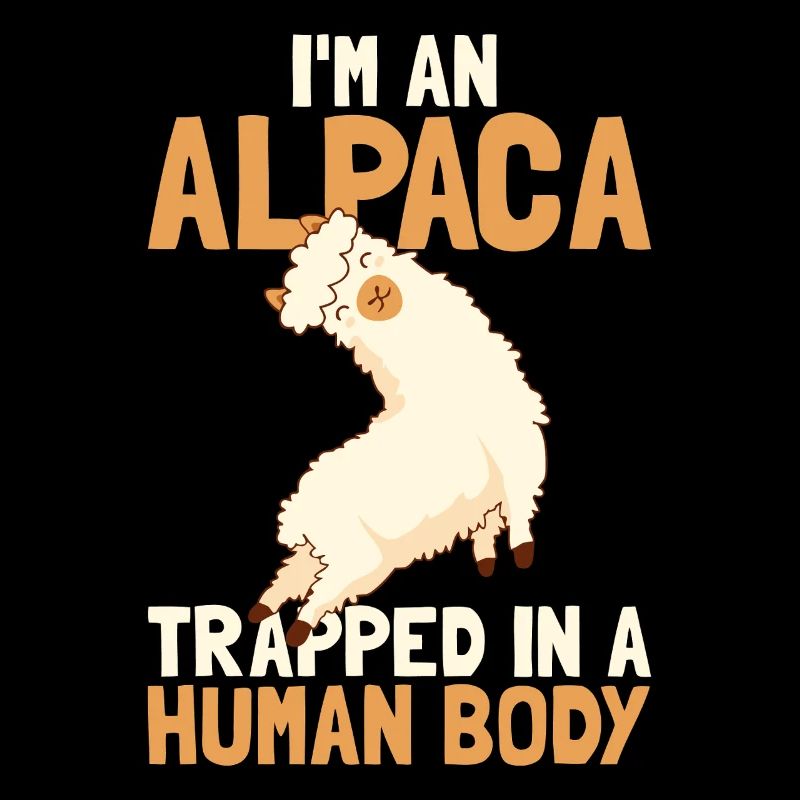 Alpaga piégé dans un corps humain