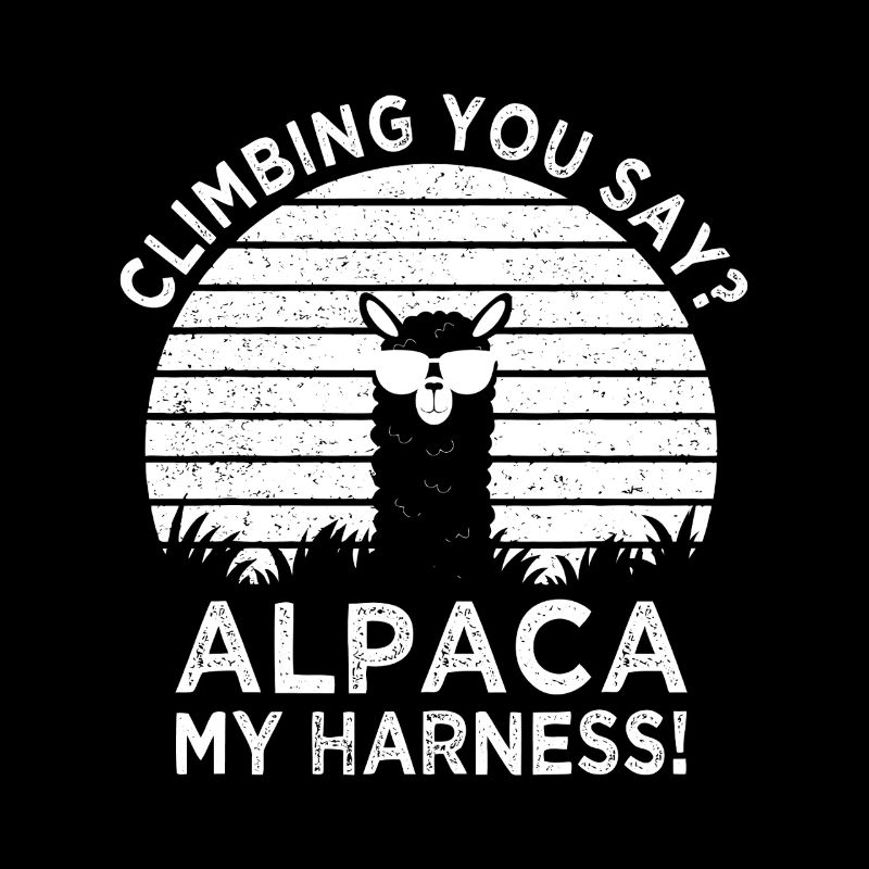 Alpaka, mein Kletter-Geschirr-Tee