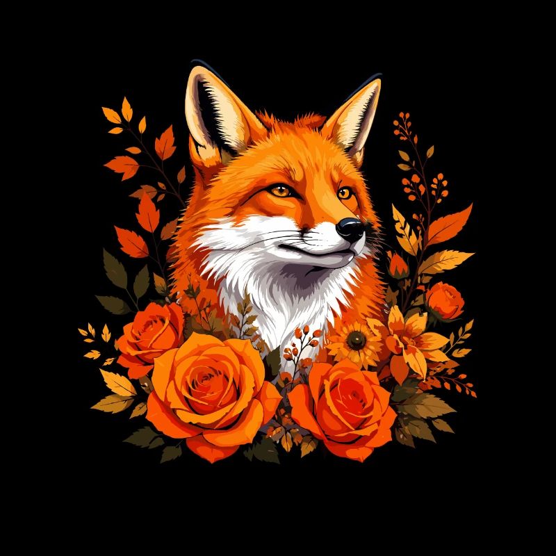 Fuchs im Herbstrausch