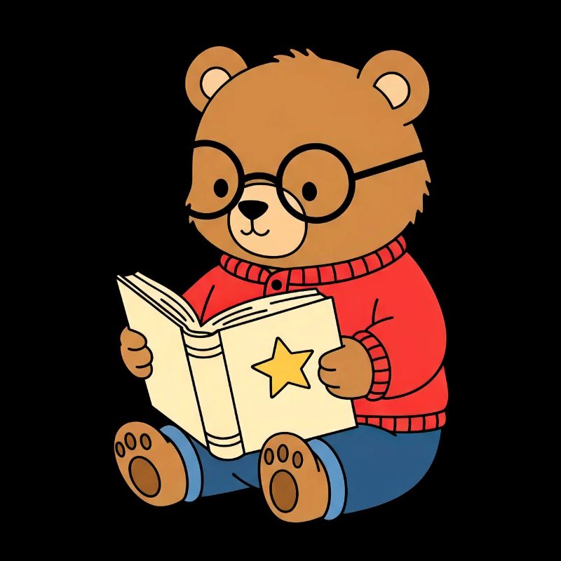 Bärchen liest Sternenbuch