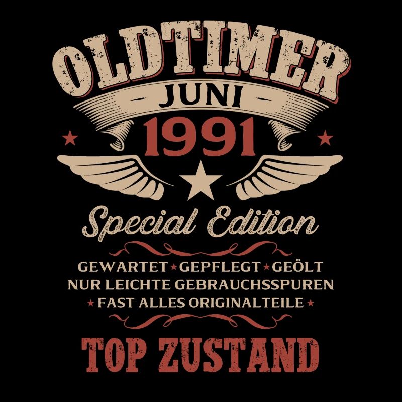 35. Geburtstag Geschenk Mann Oldtimer Juni 1991
