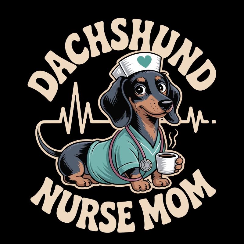 Dackel Nurse Mom