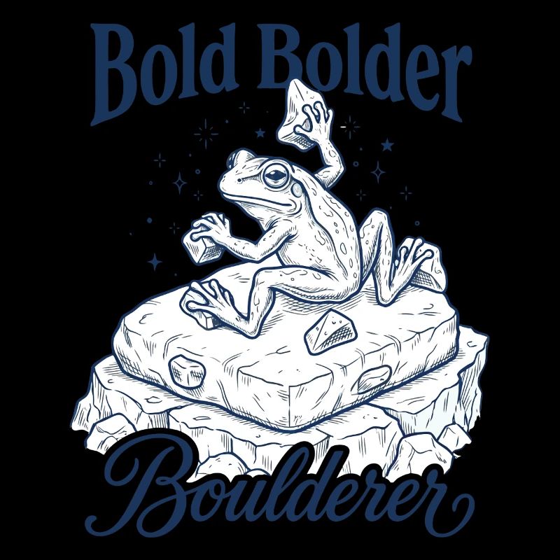 Bouldering Bold Bolder Boulderer