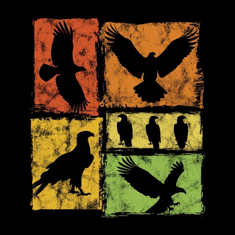 Eagle Retro Graphic