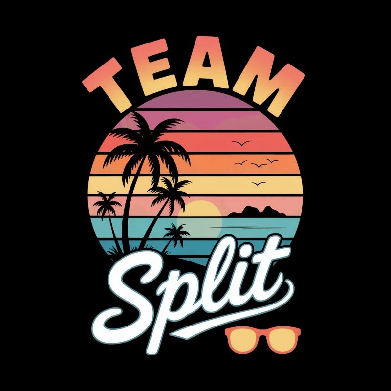 Team Split Sunset Tropics