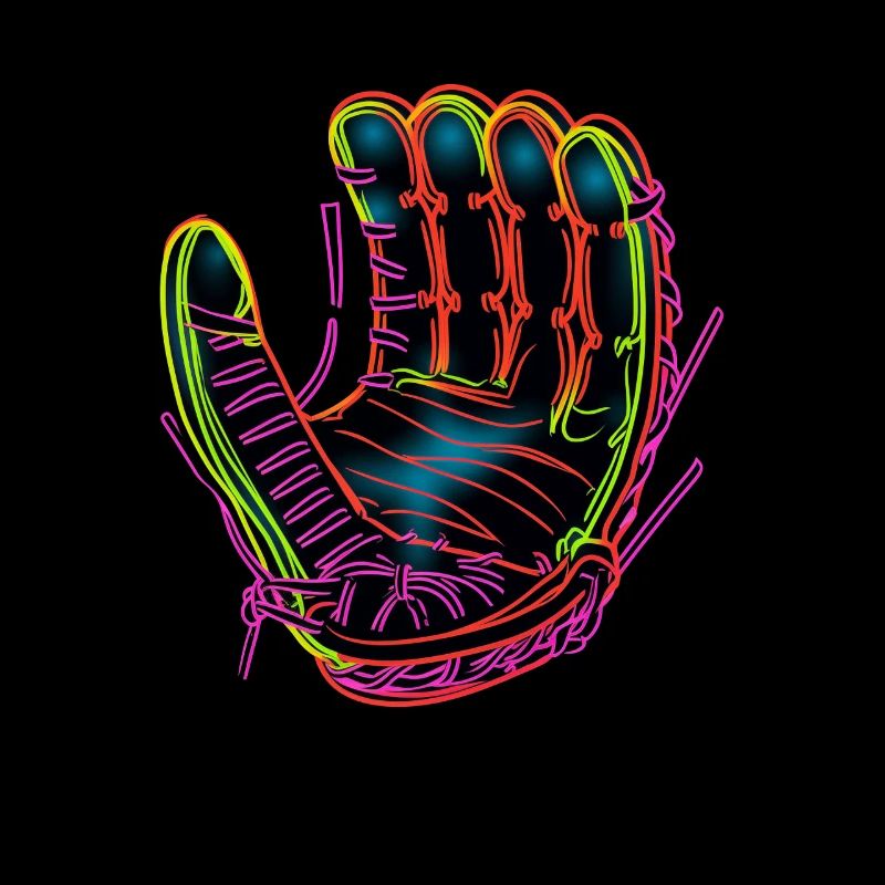 Baseball Glove Synthwave