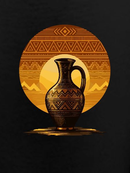 Tribal Vase Pattern