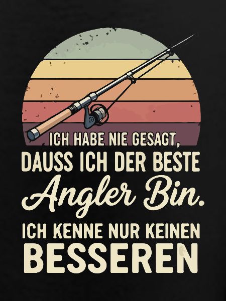 Angler Spruch Retro